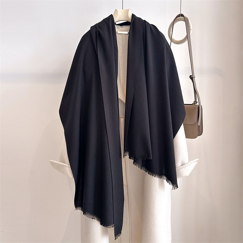 Cashmere Pashmina Wrap - Luksusowy zimowy kaszmirowy szal damski, jednolity