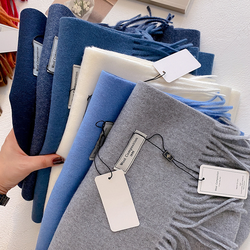 Cashmere Pashmina Wrap - 2024 Zimowy szalik wełniany dla kobiet