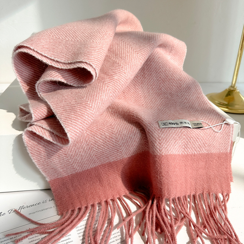 Szalik ze 100% czystej wełny d – Wool Scarf Men recenzja i cena